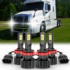 CHUSYYRAY For Freightliner Cascadia 2008-2016 4X LED Headlight Hi/Lo Beam