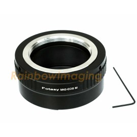 Fotasy Adjustable M42 42mm Lens to CANON EOS M EF-M Mirrorless Camera M2 M3 M10 Adapter