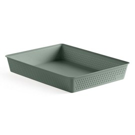 TATAY Organiser A4 Bohol, Polypropylene, BPA Free, 100% Recycled Plastic, Green, Measures 26.5 x 35 x 5.5 cm