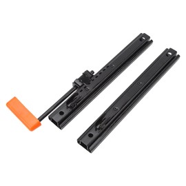 Seat Slider, 2 Pcs Vehicle Seat Slider Track Universal Vehicle Seat Slider Track Set for Go Kart Steel Strong Strength Adjustable Seat Sliding Fit Replacement for Go Kart Four Wheel Off Road ATV UTV