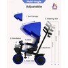 KRIDDO 7-in-1 Tricycle Stroller for Toddlers 18 Months to 5
