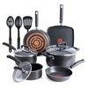 T-fal Signature Nonstick Cookware Set 12 Piece, Oven Broiler Safe