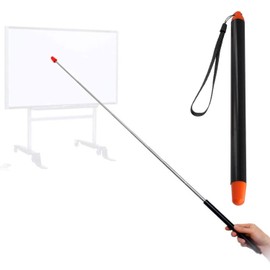 Indicator Rod, Telescopic Rod, Guide Pole, Tour Guide Telescopic Pole, Fingerstick, Non-Slip, Durable, Portable