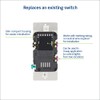Leviton Decora Slide Dimmer Switch Antimicrobial Treated for Dimmable LED,