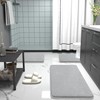 OLANLY Toilet Rugs U-Shaped 24x20, Extra Soft Absorbent Thick Memory