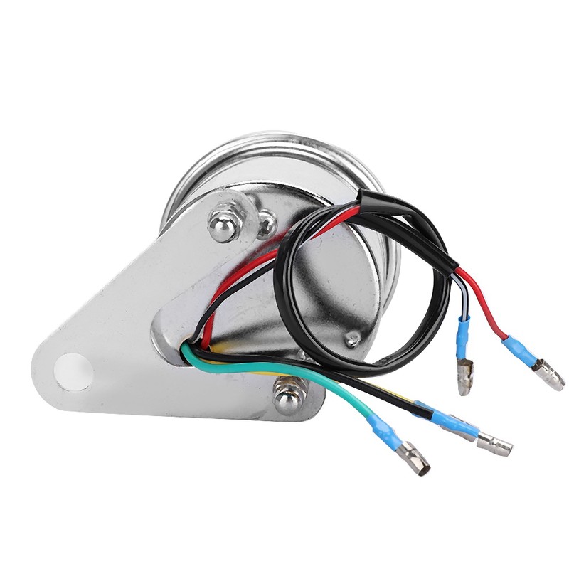 DC 12V Universal Motorcycle LED Display Tachometer Electronic Tach Meter