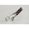 Takagi Craftsman Stainless Steel Wooden Handle Sugar Tongs, 4.3 inches