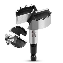 NICAVKIT 2-1/2 Inch Forstner Bit for Wood,2-1/2" Forstner Drill Bit for Woodworking, Wood Drill Bit Woodworking Hinge Cutter Tool for Wood Plywood Plastic