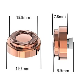 AIMALL 4PCS For Gen1 Flawless Touch Facial Clean Hair Remover Replacement Heads Blades for Women Lip, Chin, and Cheeks Cleaning