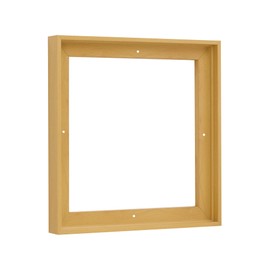 Pixy Canvas Floater Frame 10x10 for 3/4 (0.75) inch Deep Canvas Paintings/Canvas Prints/Wood Canvas Panels/Wall Art/Wall Decor/Home Decor/Artwork (Light Maple, 10 x 10 inch, Square)