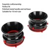 1 Pair NAB Hub Adapters Professional Polished Aluminum Reel to