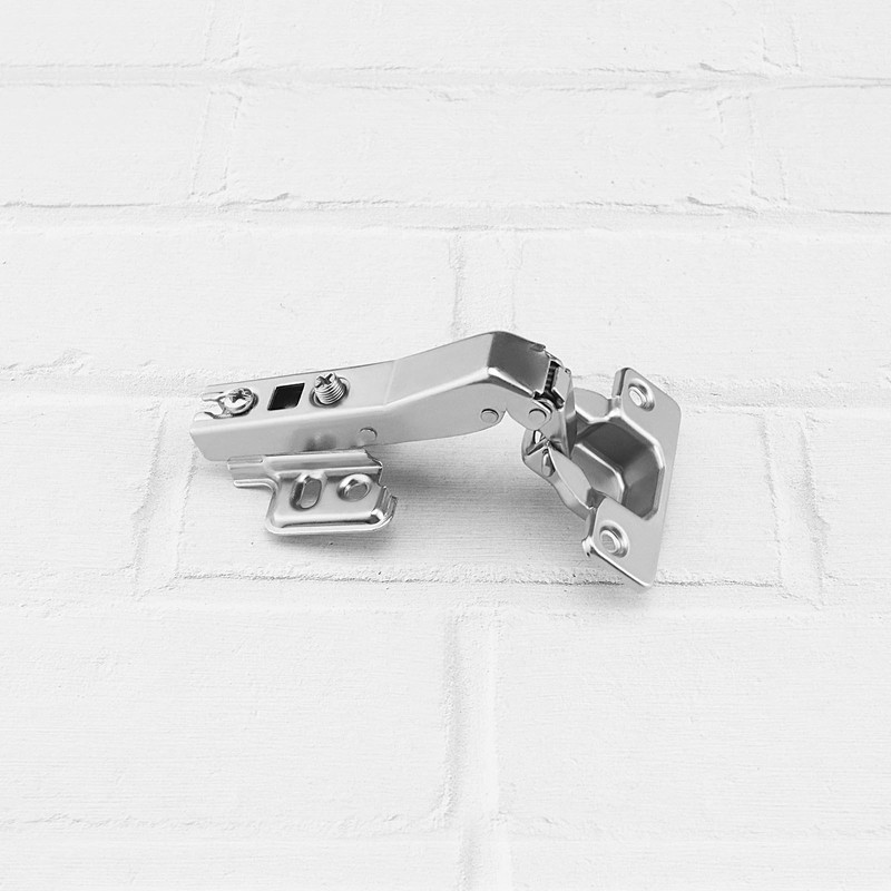 eMagTech 4PCS 45 Degree Fixed Hinges Cabinet Hinge Hydraulic Damper