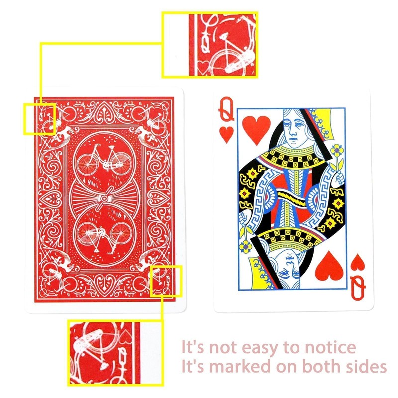 Marked Magic Playing Cards, Magic Poker Magic Trick Deck Discreetly