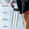 Neihepal 22 oz Insulated Water Bottles with Leak Proof Straw