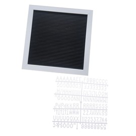 Operitacx Interactive Letter Board Sign Wood Framed Message Boards Changeable Letters Decorative Memo Board for Home Decor