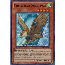YU-GI-OH! - Crystal Beast Cobalt Eagle (RYMP-EN045) - Ra Yellow Mega-Pack - 1st Edition - Super Rare