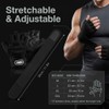 Weight Lifting Gloves with Wrist Support Full Palm Grip Black