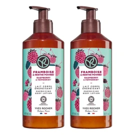 Yves Rocher Kit Crema Corporal De Frambuesa Y Hierbabuena