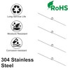 GUNGY Torsion Spring Stainless Steel Wire Diameter 0.3 mm Inner