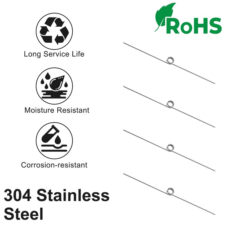 GUNGY Torsion Spring Stainless Steel Wire Diameter 0.3 mm Inner
