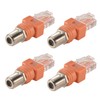 Yieidui Coaxial to Ethernet Adapter, 4 Pack Coax F Female