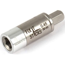 Fix It Sticks Field Hunting Outdoors Gun Maintenance Adjustable Fits 1/4in Bit T-Way Wrench Small Torque Limiter, 22 in-lb