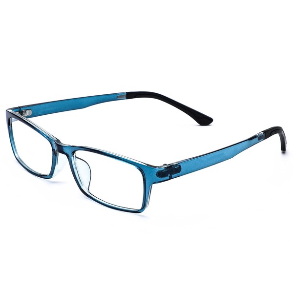 1PRS - anteojos ligeras de miopía corta y ligera **Estos no son lentes de lectura**, Azul / Patchwork, -2.00