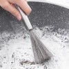 Samcos Sasara Rustproof Kitchen Brush, Stainless Steel, Heavy Duty, Hook