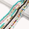Small Bead Choker Necklace for Women Cute Boho Beaded Necklaces