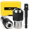 Topec Tap Socket Set, 3-Piece Extractor Tool with Adjustable Jaws-