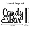 HOECMRHP Candy Bar Decoration, Decorative Lettering Candybar Table Ornament for
