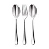 Robert Welch Kingham Bright Cutlery Serving Set, 3 Piece. Made