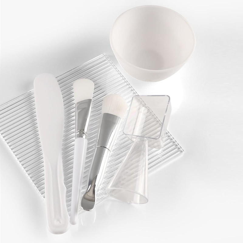 ZJchao 5Pcs Kit de Mascarilla Facial DIY con Cepillo de