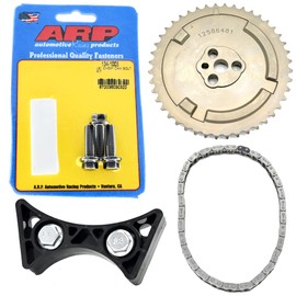 Michigan Motorsports 1-Bolt to 3-Bolt Cam Gear Conversion Kit with Timing Chain - Fits 4.8L 5.3L 5.7L 6.0L LS Engines - LS1 LS2 LS3 LS6 L99 LS4 LS9 LSA LQ4