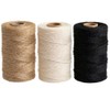 Natural Jute and Cotton Twine Bundle for Crafts and Home