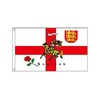 England Rose and Lion Charger St George 5'x3' Flag