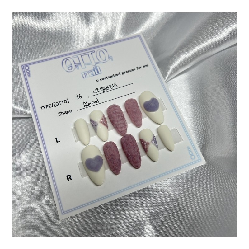 [] Knit velvet heart ♥ - Stiletto / [] 니트