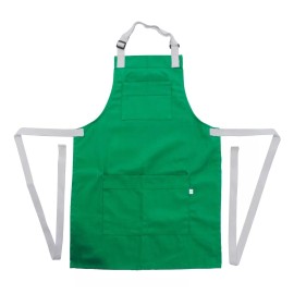 Dilitools Mandil Color Verde Para Chef Delantal Cocina Mesero Dili
