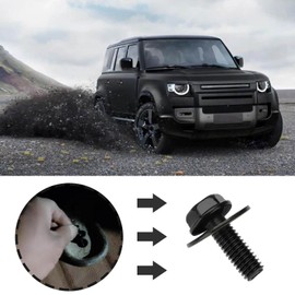 LT Easiyl Pack of 20 Lower Engine Underbody Cover Mudguard Trim Screw Compatible with Range Rover L322 2002-2012 21.6 x 17 x 6 mm Black