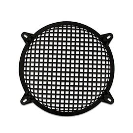 Goldwood Subwoofer Grille and Hardware 10" Steel Waffle Speaker Woofer Grill Black (SWG-10C)