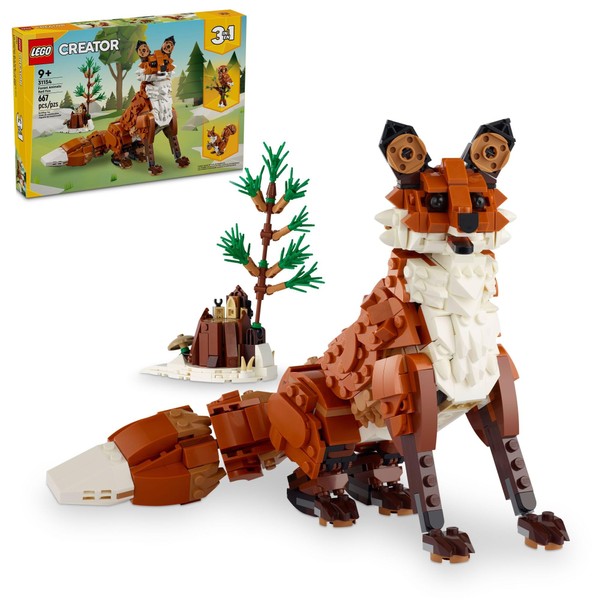 LEGO Creator 3 in 1 Forest Animals Red Fox Toys