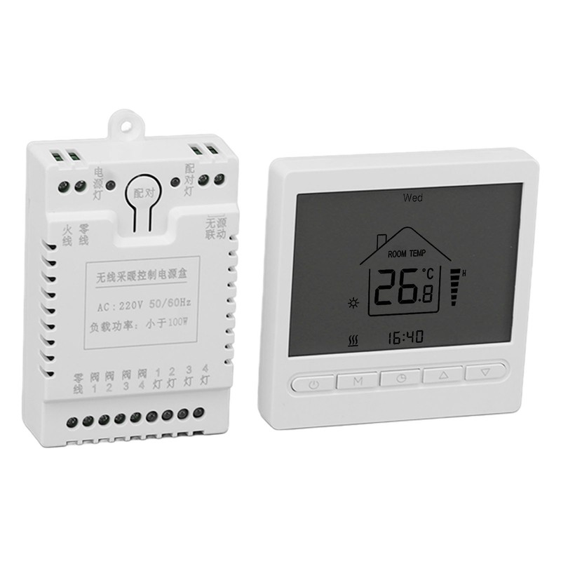 Digital Thermostat Display ABS Accurate Temperature Control Electric Thermostat AC220V