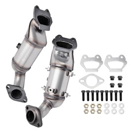 ZAIGANMA Upgrade Front & Rear Converter Compatible with 2011-2019 Chrysler Town & Country, Dodge Grand Caravan, Journey, Avenger, 200 3.6L Replace 674121 (EPA Compliant)