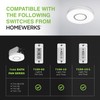 Homewerks 7141-80-CTA Bathroom Fan with LED Lights Color Changing 80