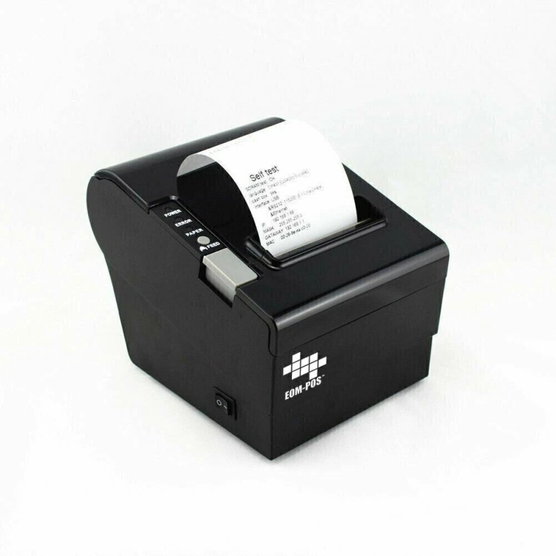 EOM-POS Thermal Receipt Printer - USB, Ethernet/LAN, & Serial Ports