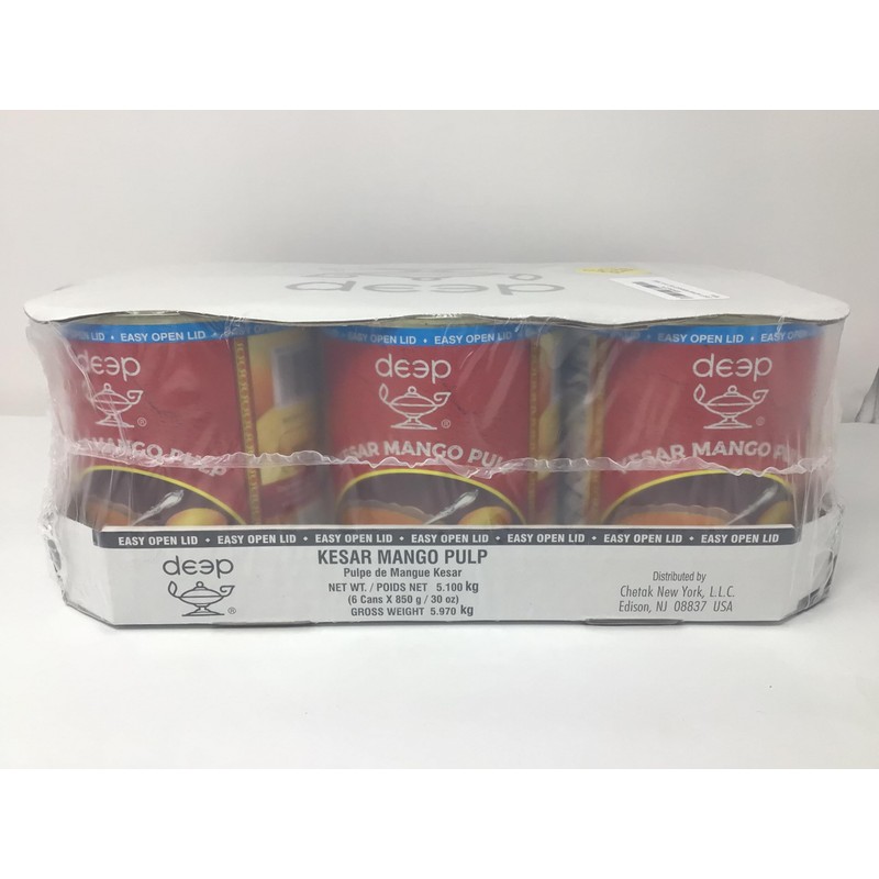 DEEP KESAR MANGO PULP (6 CANS)