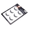 FOMIYES 3pairs Thick Natural False Eyelashes for Women Water Lashes