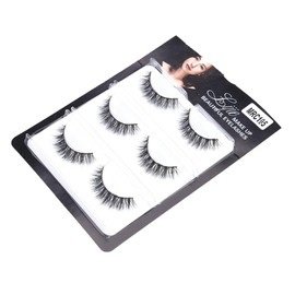 FOMIYES 3pairs Thick Natural False Eyelashes for Women Water Lashes Easy to Apply Remove for Daily Makeup Special Occasions Lightweight Comfortable