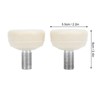 Roller Skate Toe Stops Rubber Lightweight Wearable Replacement Toe Stoppers