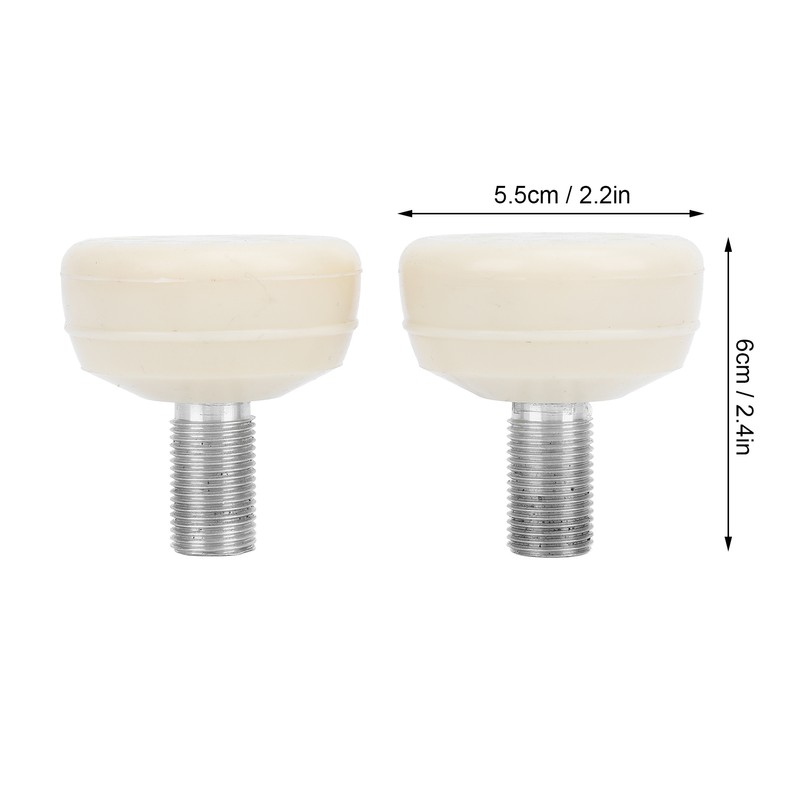 Roller Skate Toe Stops Rubber Lightweight Wearable Replacement Toe Stoppers
